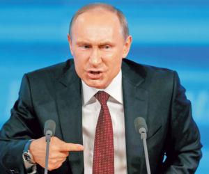 Putin zagarnia Ukrainę
