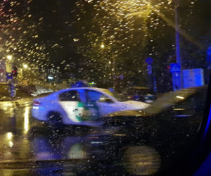 Białystok. Bolt zderzył się z osobówką