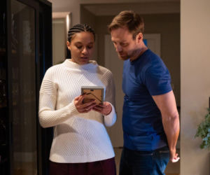 Na dobre i na złe odc. 989. Maria (Sylwia Achu), Michał (Mateusz Janicki)