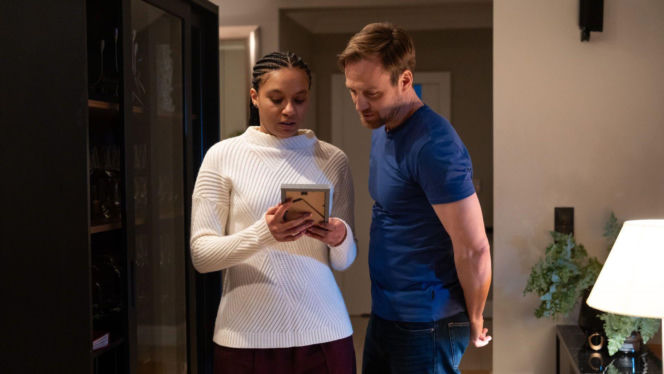 Na dobre i na złe odc. 989. Maria (Sylwia Achu), Michał (Mateusz Janicki)