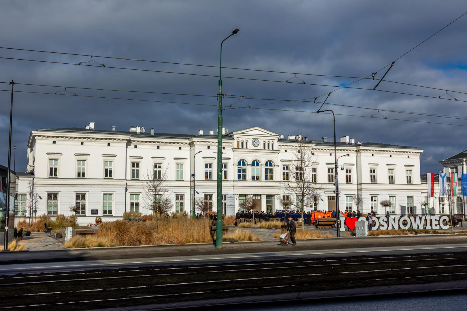 Przebudowa linii kolejowej E65 w Sosnowcu, remonty wiaduktów, dworca, peronów