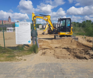 Koparki na Wyspie Grodzkiej