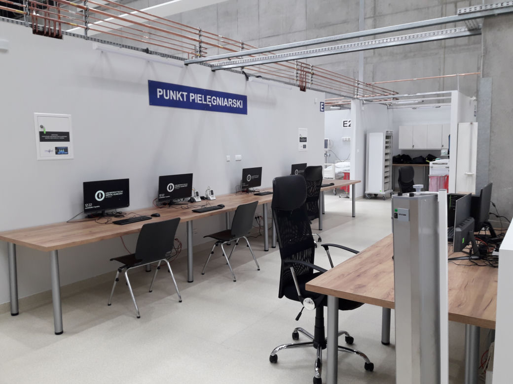 Szpital tymczasowy w CWK - zaplecze