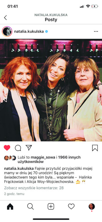 Natalia Kukulska wyprawiła mamie urodziny