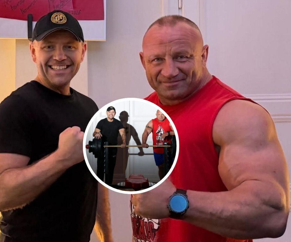 Karol Nawrocki i Pudzian