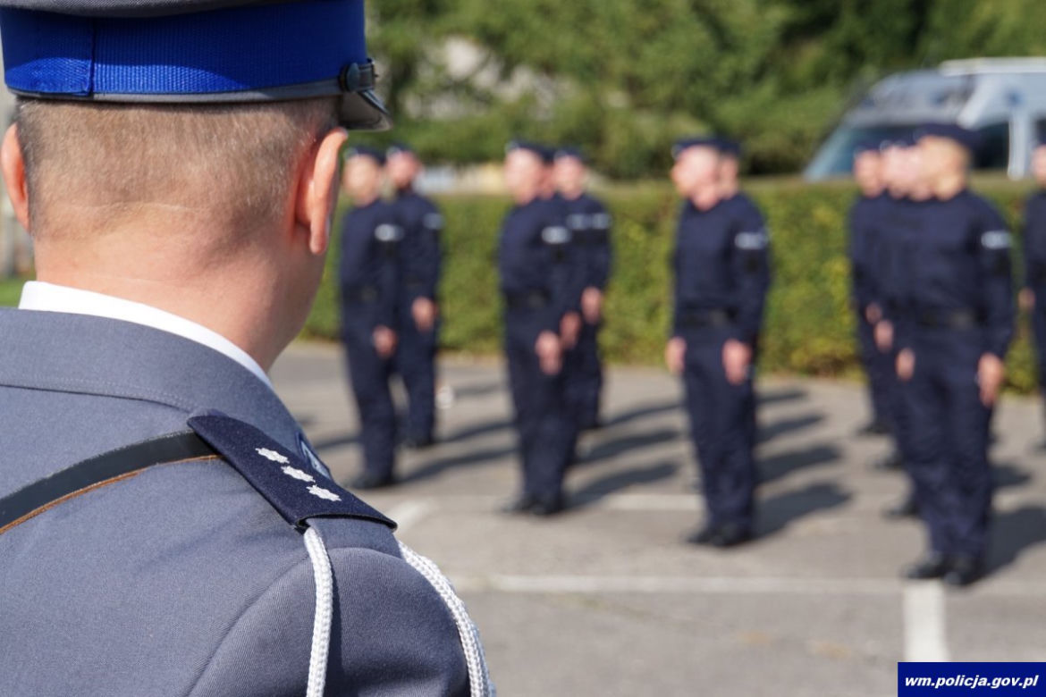 Nowi policjanci na Warmii i Mazurach