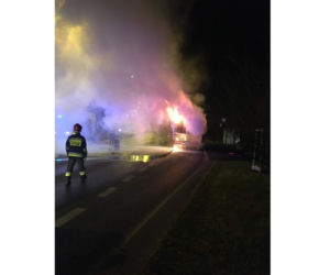 OGROMNY pożar autobusu MPK na Jana Pawła