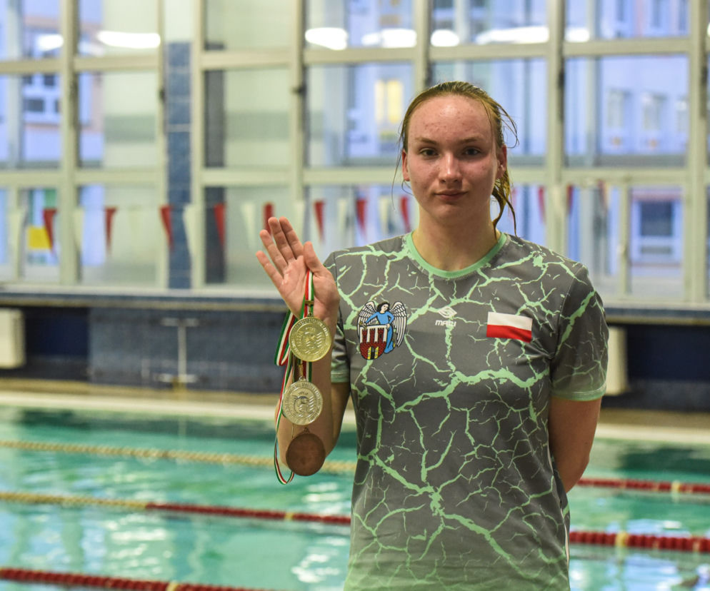 Jola z Torunia to 15-letnia pływaczka. Bije niesamowite rekordy