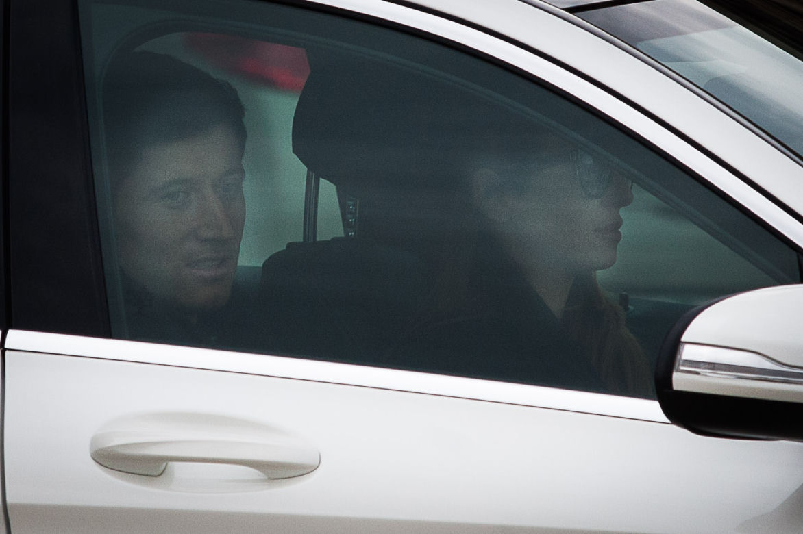 Robert i Ania Lewandowscy w Warszawie