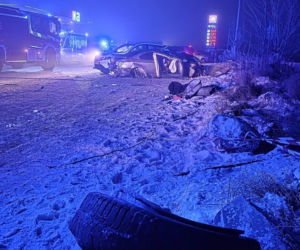 wypadek Chromna 14.01.2026