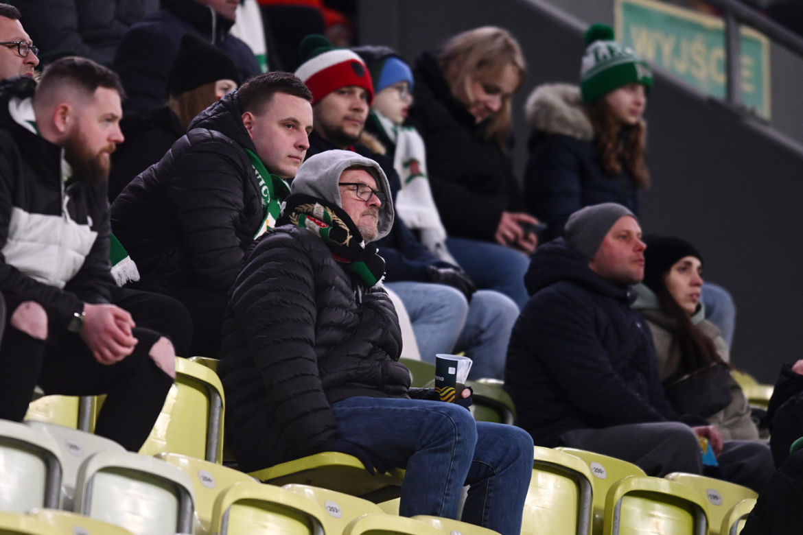 Kibice na meczu Lechia - Śląsk. Zobacz zdjęcia z trybun!
