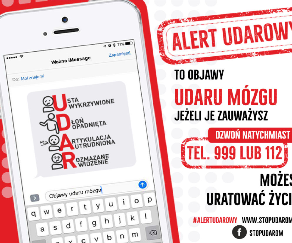 Jacek Rozenek i organizatorzy kampanii STOP UDAROM wysyłają do Polaków ALERT UDAROWY