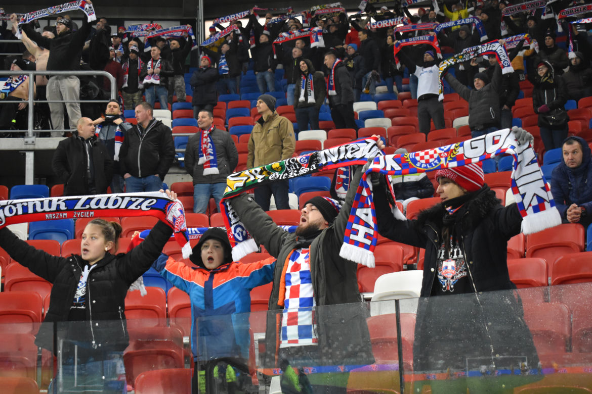 Górnik wygrywa wysoko na koniec roku. Jagiellonia pokonana na Arenie Zabrze [ZDJĘCIA KIBICÓW]