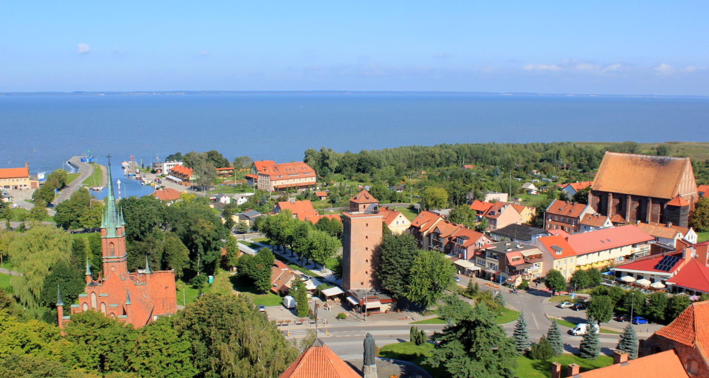 Frombork (woj. warmińsko-mazurskie) – spadek o ponad dwie trzecie, czyli ponad 66 proc.