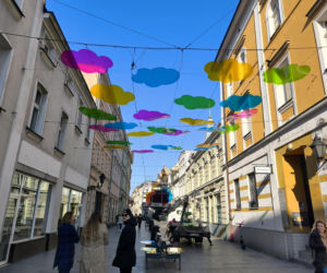 Ozdoby w centrum Leszna