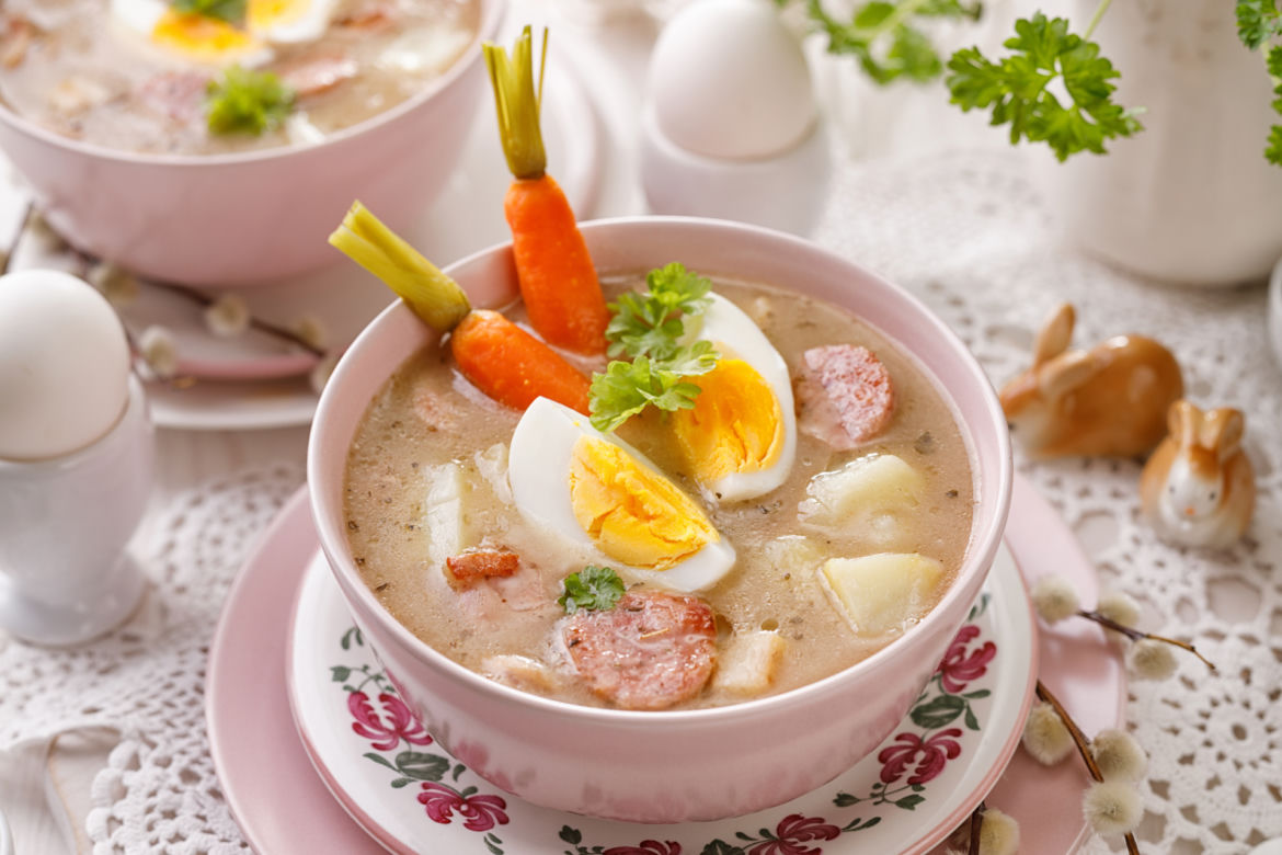 Żurek lub barszcz biały
