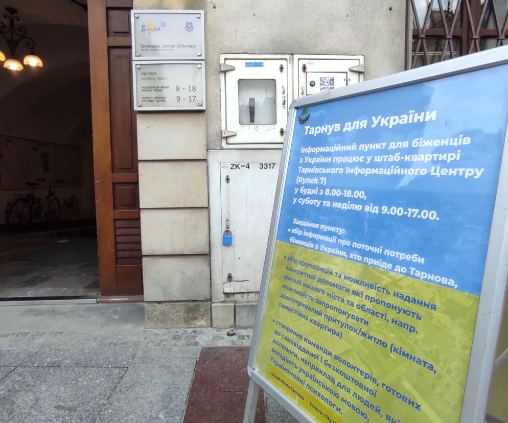 Miejskie centrum informacyjne dla uchodźców w Tarnowie