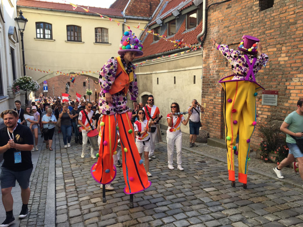 Parada z okazji otwarcia Balonowych Mistrzostw Świata Juniorów w Grudziądzu
