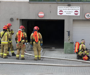 Pożar przy galerii handlowej w Warszawie. 200 osób uciekło z budynku!