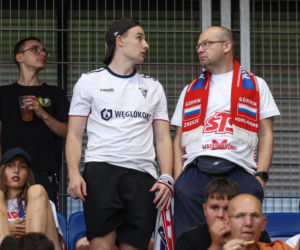 Górnik Zabrze - AS Monaco: Zdjęcia kibiców i zawodników z meczu eliminacji Ligi Konferencji
