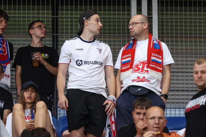 Górnik Zabrze - AS Monaco: Zdjęcia kibiców i zawodników z meczu eliminacji Ligi Konferencji