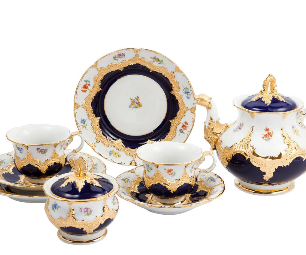 Meissen, B-Form, zastawa do mokki i do espresso