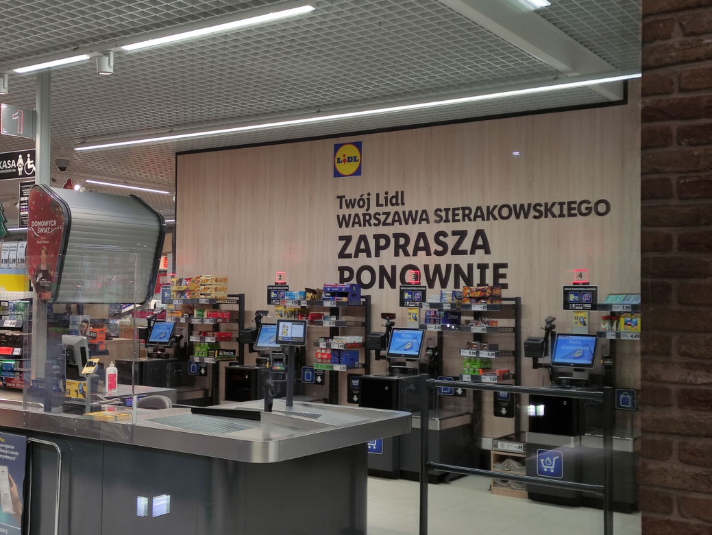 Nowy Lidl w Warszawie