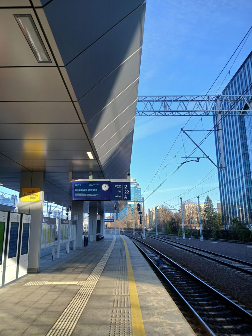 Dworzec kolejowy Warszawa Zachodnia po otwarciu