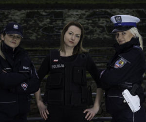 Policjantki pełniące służbę w KWP Białystok