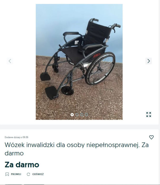 Bezpłatna pomoc dla niepełnosprawnych