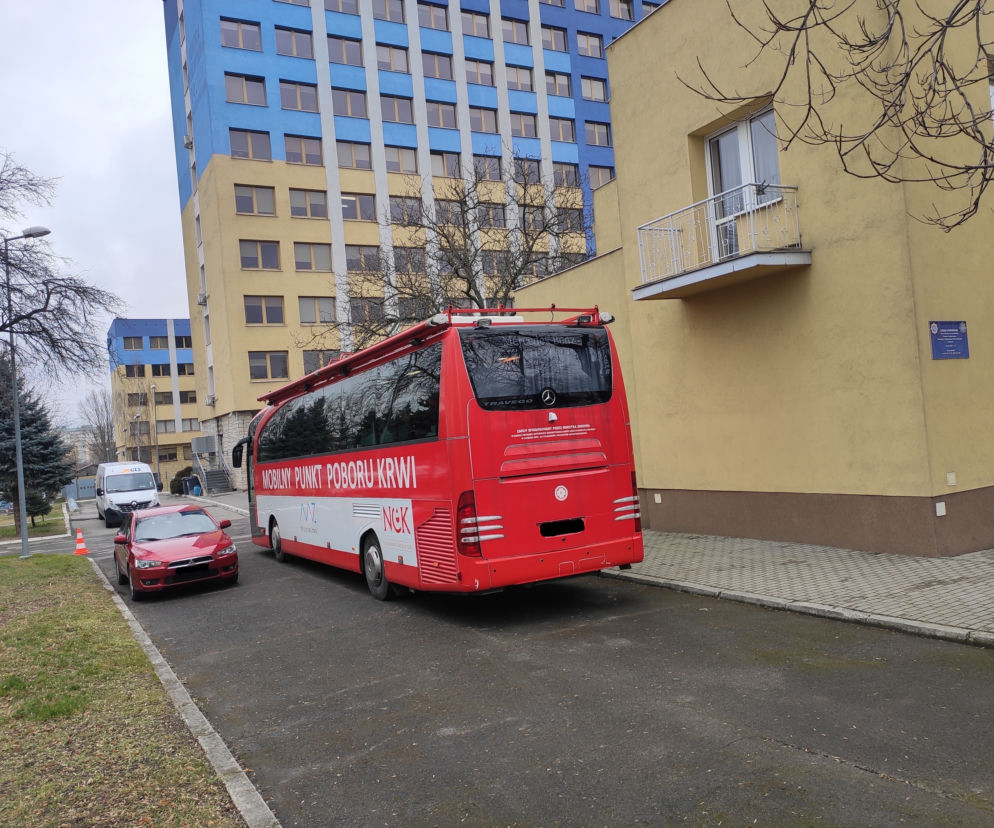 Zbiórka krwi pod komendą (zdjęcie archiwalne)