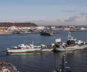 ORP Błyskawica opuściła swoje miejsce przy nabrzeżu w Gdyni