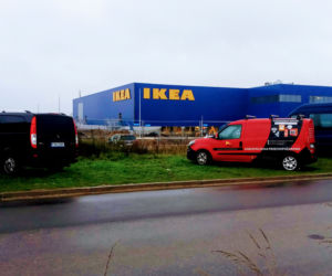 Budowa sklepu IKEA w Szczecinie - październik 2020