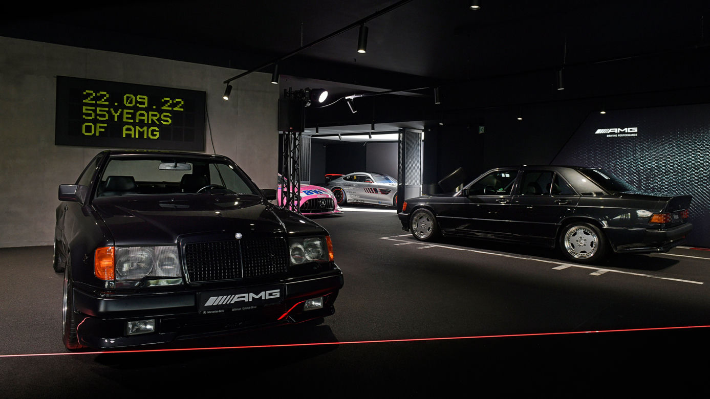 55-lecie Mercedes-AMG w AMG Brand Center