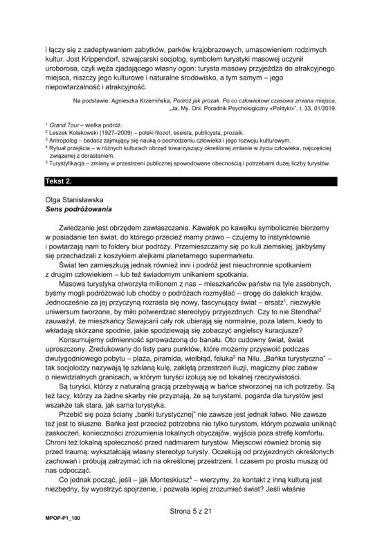 Matura 2023: polski. Arkusze CKE i odpowiedzi. Poziom podstawowy [Formuła 2023]