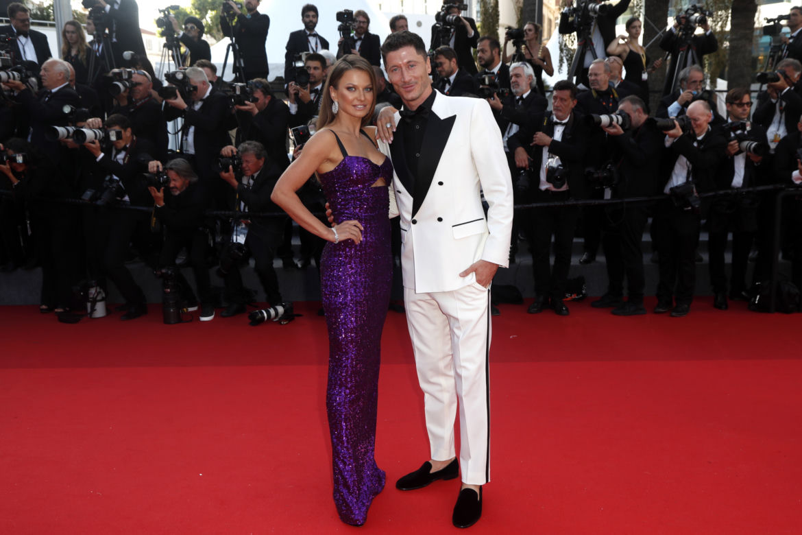  Lewandowscy brylują w Cannes. Ania w sukni za kilkanaście tysięcy