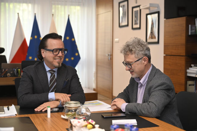 Minister Wojciech Balczun, Hubert Biskupski