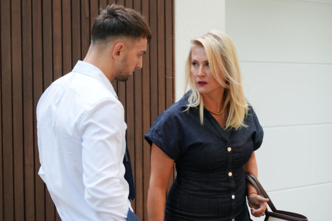 Barwy szczęścia odc. 3297. Mirek (Oliwier Kozłowski), Justyna Zytko (Sylwia Juszczak-Krawczyk)