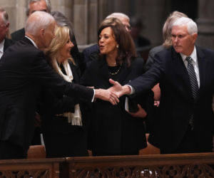 Bush, Biden i Harris wzięli udział w pogrzebie b. wiceprezydenta Dicka Cheneya