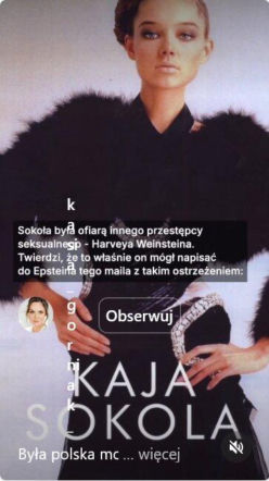 Epstein, Weinstein i polska modelka. Szokujące powiązania w ujawnionych aktach