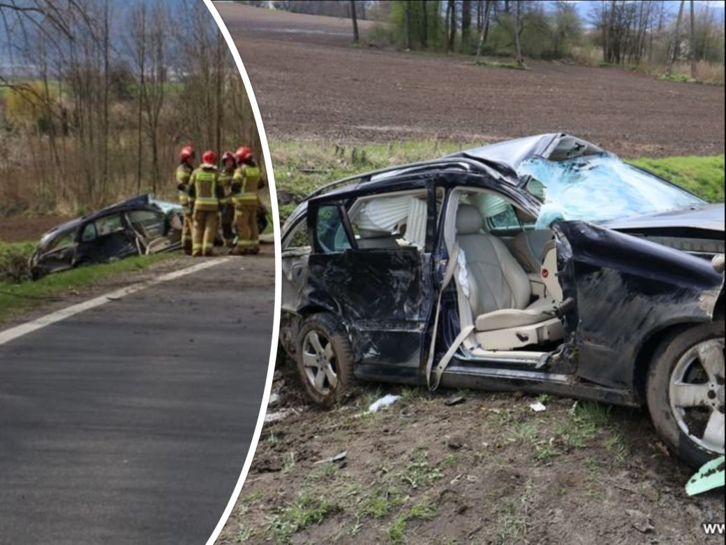 17-latek był zakleszczony w mercedesie. Liczyła się każda sekunda