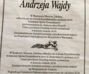 Nekrolog Wajdy