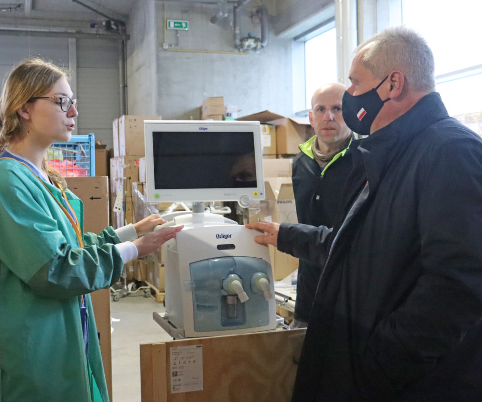 Szpital tymczasowy w Opolu zwiększa liczbę respiratorów. Będzie więcej łóżek OIOM-owych