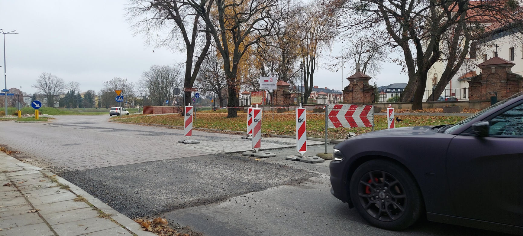 ulica Akademicka w remoncie