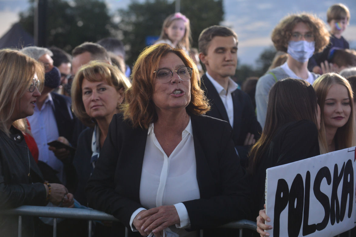 Wybory 2020. Wieczór wyborczy Rafała Trzaskowskiego