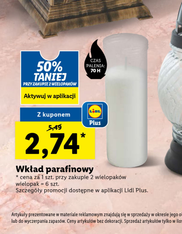 Znicze  i chryzantemy w Lidlu od 27.10