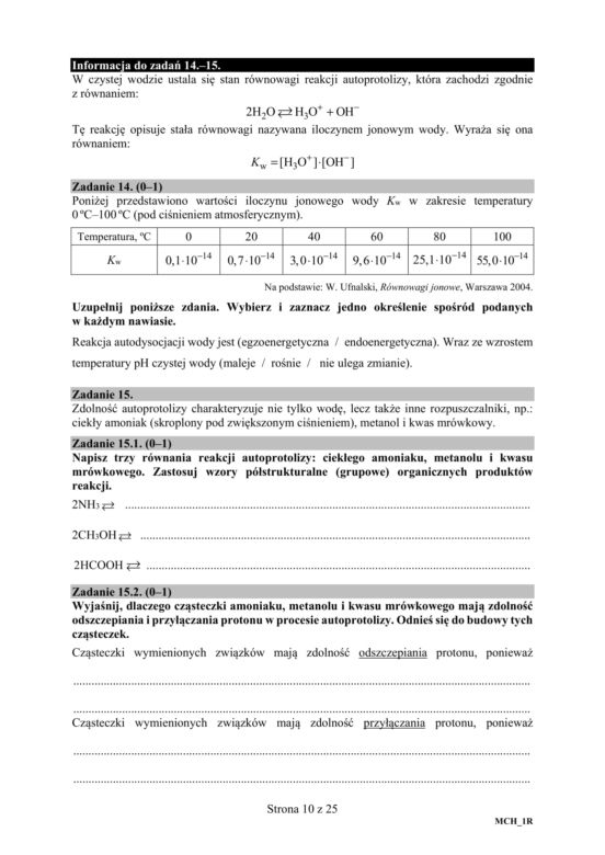 Matura 2019 chemia rozszerzona. ARKUSZE I ODPOWIEDZI