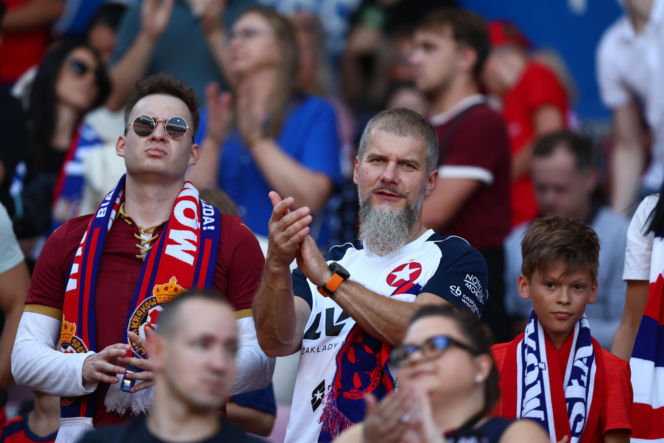 Wisła Kraków - Wieczysta Kraków: Zdjęcia kibiców i zawodników z meczu 6. kolejki PKO BP Ekstraklasy