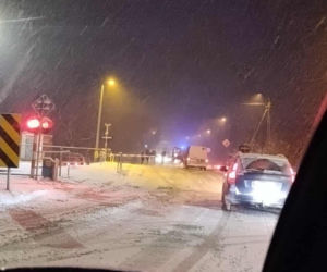 Przewrócona cysterna na DK19 w Sarnakach