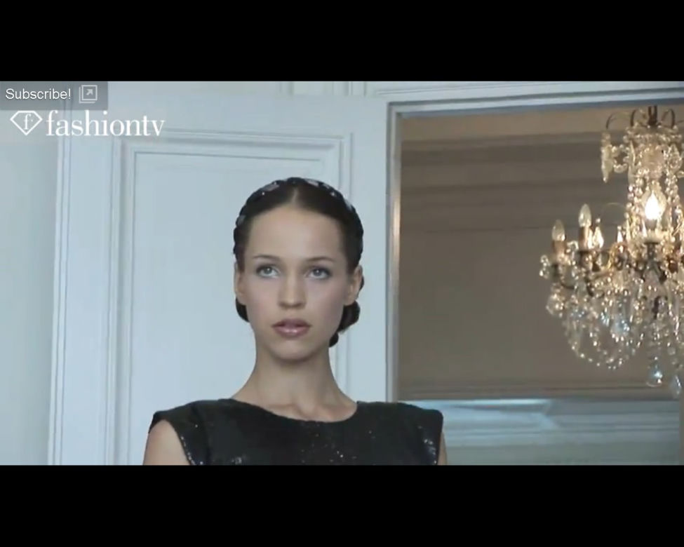 Ania Bałon z Top Model na pokazie mody